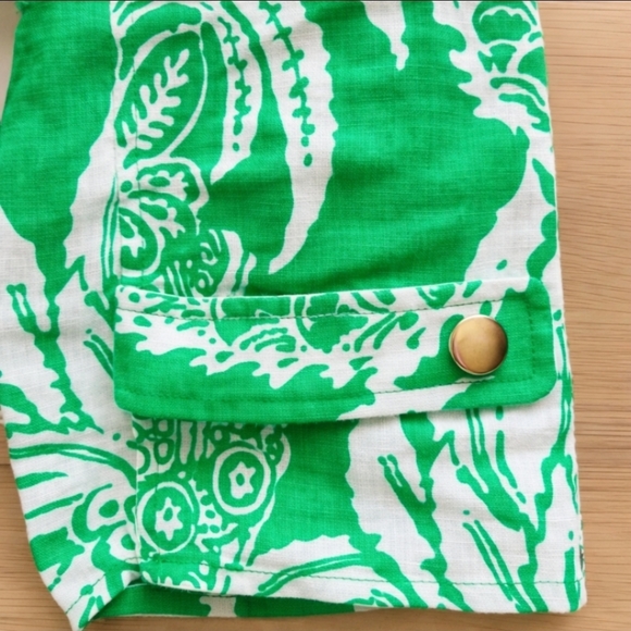 Berek Designed Linen Jacket • Botanical Print • Statement Detail • Size L - Picture 11 of 15